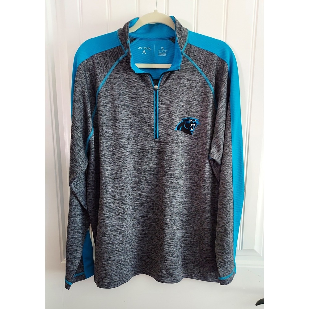 Carolina Panthers Pullover NFL Charlotte Football Gray NFC‎ Longsleeve Size XL